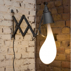 "Accordian" Light Blub Lamp by Pieke Bergmans